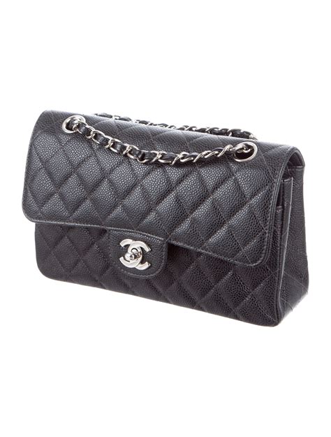 chanel classic flap caviar bag|Small classic handbag, Grained calfskin & gold.